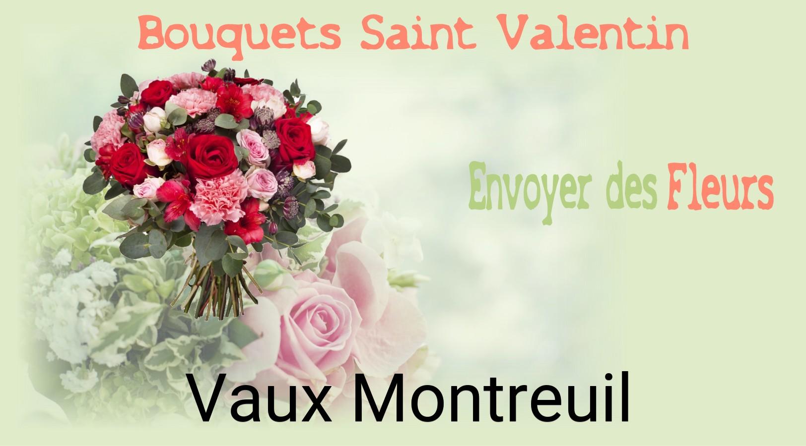 Roses de Saint-Valentin livrées à Vaux-Montreuil